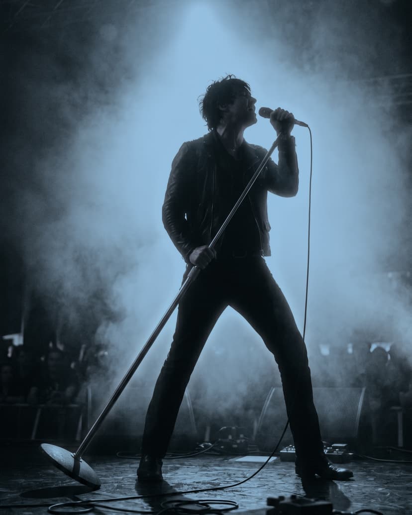 A singer on stage